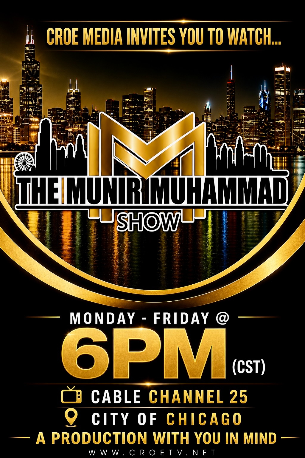 The Munir Muhammad Show promotion